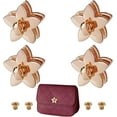 thumbnail image 1 of 4Sets Flower Alloy Bag Twist Lock Catch Clasps Flower-Shaped Bag Lock Clips Handbag Turn Lock for DIY Bag Making Accessories, 1 of 5
