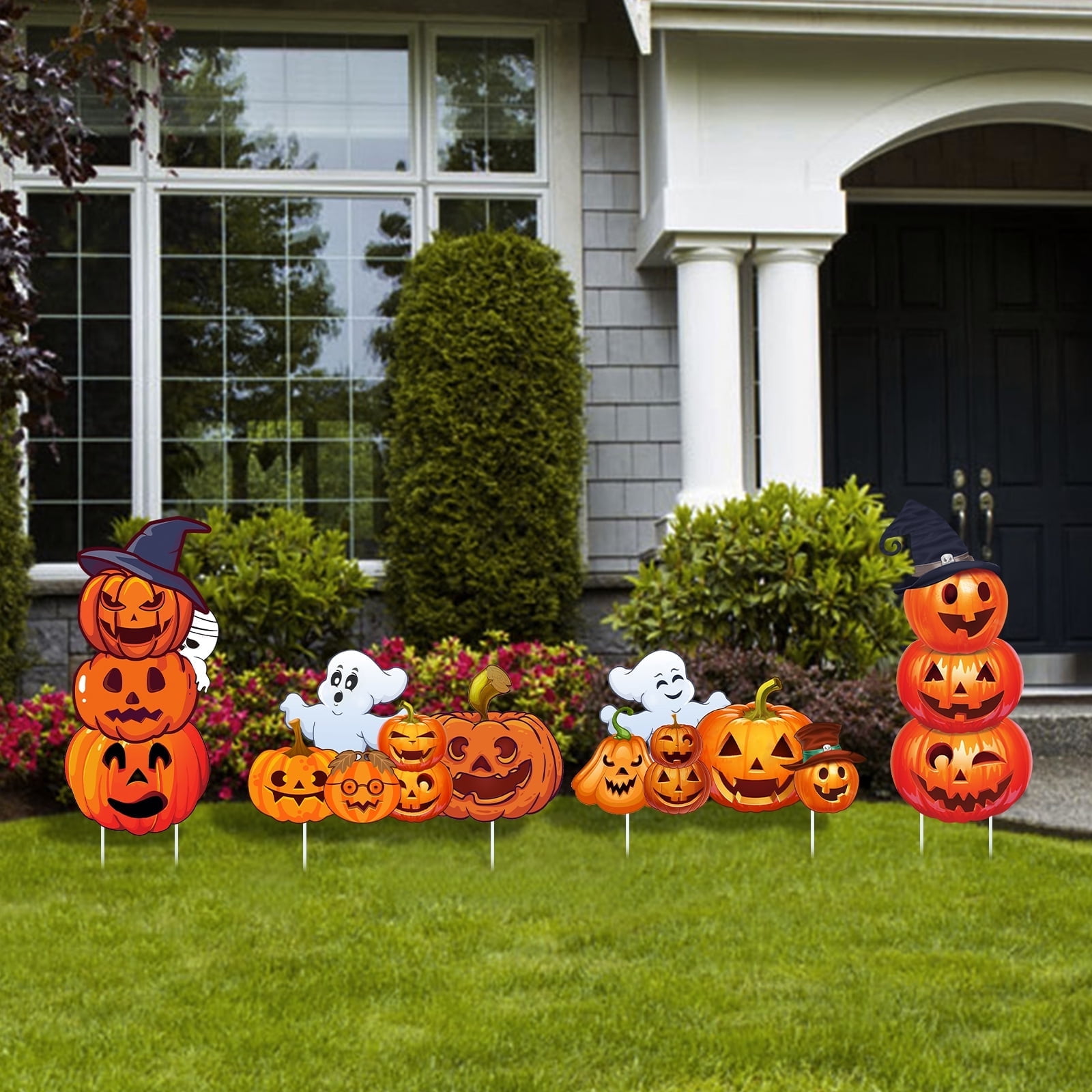 The magnificence of nature in its most ghostly aspect: use the Halloween Outdoor Garden Decoration Yard Signs,