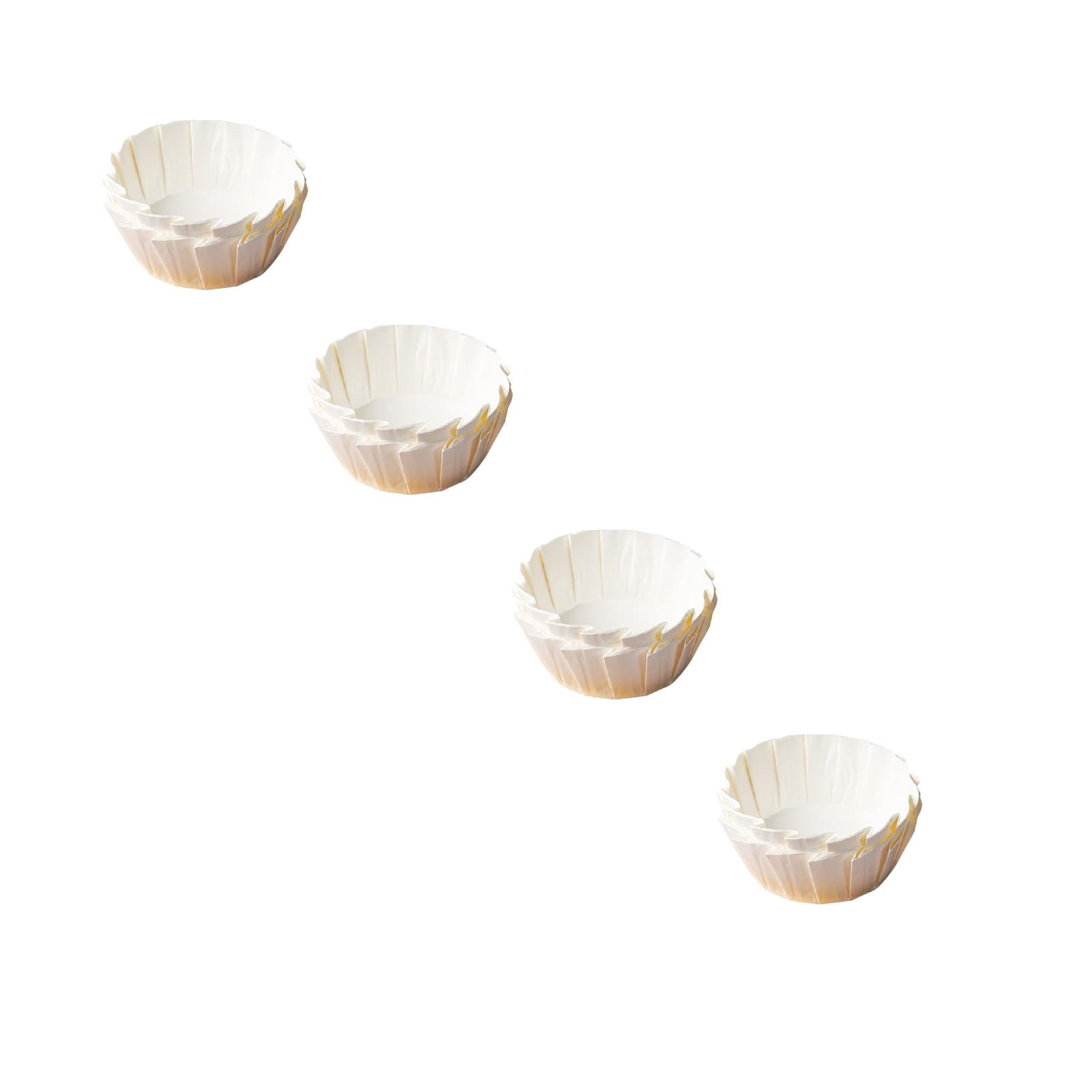 4Sets Kaireo 50 Pieces of 4-Inch Disposable Baking Paper,Disposable Parchment Liners Cake Paper Cake Oil Paper for Baking Cake Pan Cheesecake Cupcake Oven Fryer 4 Inch 50Pcs