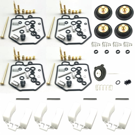 4Sets Reliable Carburetor Rebuild Repair Kit for Honda CB750C, CB750K, Nighthawk 750 Proper Carburetor Performance