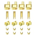 thumbnail image 1 of 4Sets Zipper Repair Kits, #10 Retainer Box & Insertion Pins, Top & Bottom Stops, Slider Retainers, Gold Tone, 1 of 6