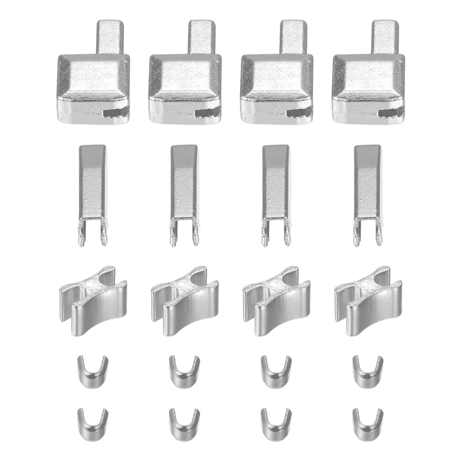 4Sets Zipper Repair Kits, 5 Retainer Box & Insertion Pins, Top