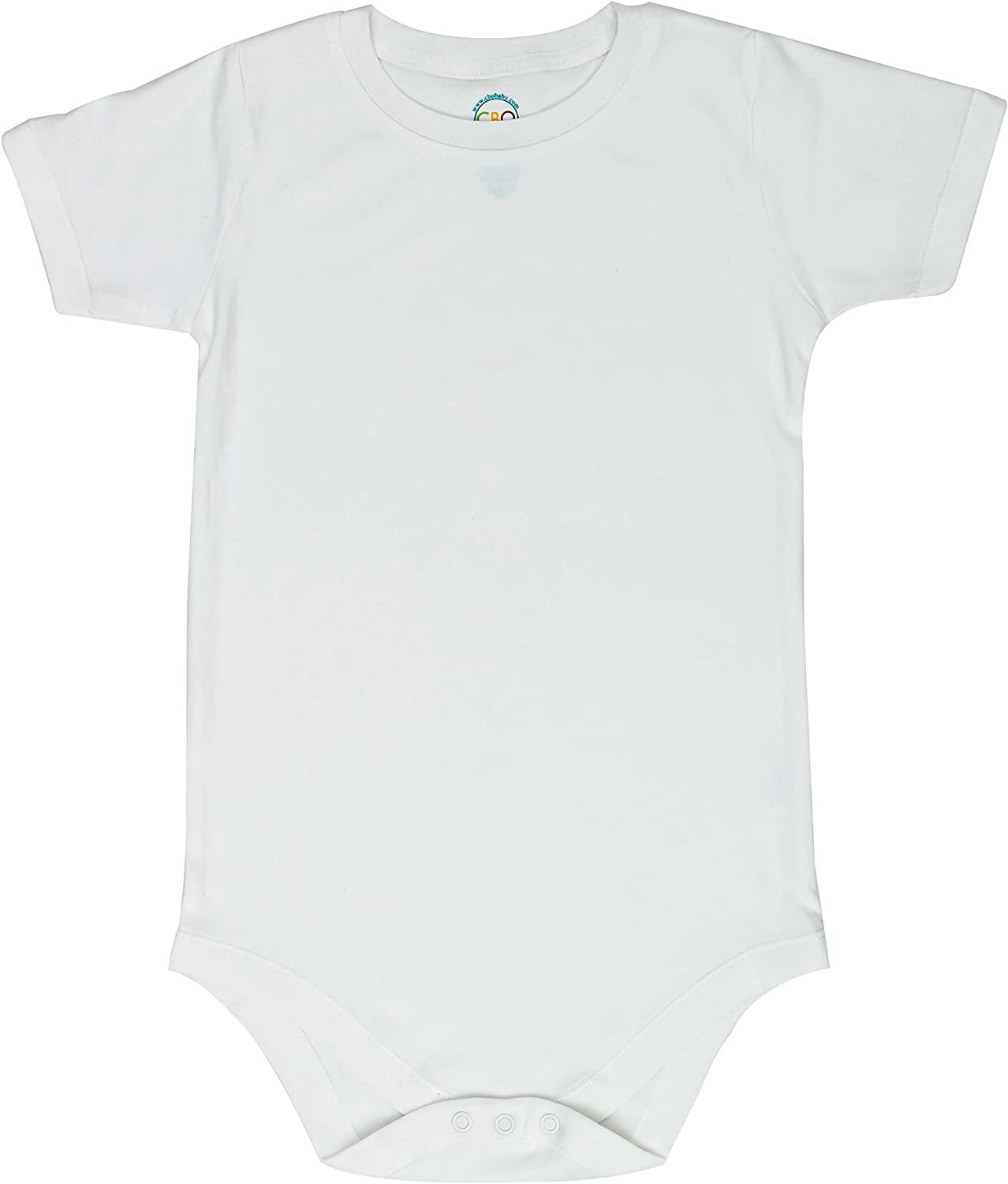 4T 5T 6T Toddler Bodysuits Short Sleeve Round Neck