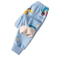 thumbnail image 1 of 4T Girl Clothes 3T Boy Pants Kids Boys Girls Toddler Pull-On Fleece Sweatpants Toddlers Active Jogger Pants Basic Track Pants for Child Light Blue 5-6 Years, 1 of 3