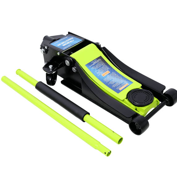 4T Low Profile Hydraulic Floor Jack - Heavy Duty Steel, Dual Pump, 2.5"-20" Lift