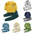 thumbnail image 1 of 4T Toddler Clothes For Boys 18-24 Month Boy Clothes Toddler Boy Clothes Fall Winter Outfits Truck Embroidery Long Sleeve Crewneck Sweatshirts Pants 18-24 Month Boy Clothes Sets, 1 of 6