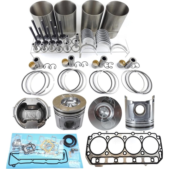 4TNE106T Engine Overhaul Rebuild Kit FOR Yanmar 4TNE106T Engine Gehl SL7600 SL7800 Skid Steer Loader Komatsu S4D106 Engine Excavator