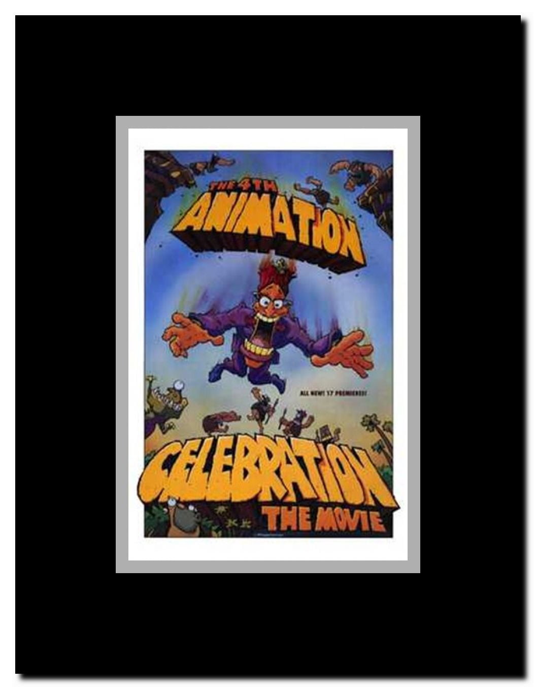 4Th Animation Celebration the Movie Framed Movie Poster