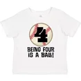 thumbnail image 1 of 4Th Birthday Baseball Boys 4 Year Old Toddler T-Shirt Four Im Kids Kid Baby Clothing, Cute Baby Shirt, TODDLER SHORT SLEEVE TEE BELLA CANVAS 3001T, 1 of 3