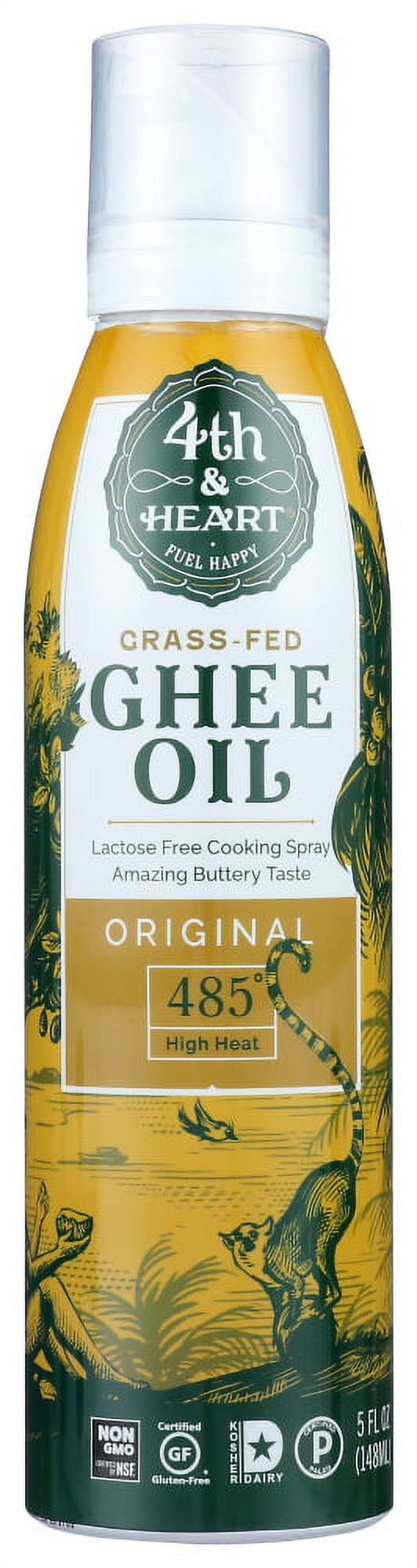 4Th & Heart Original Spray Ghee Oil, 5 Oz - Perfect for Everyday