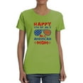 thumbnail image 1 of 4Th July All American Mom T-Shirt Women -Image by Shutterstock, Female XX-Large, 1 of 4