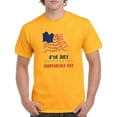 thumbnail image 1 of 4Th July Crayon Flag T-Shirt Men -Image by Shutterstock, Male 5X-Large, 1 of 4