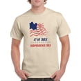 thumbnail image 1 of 4Th July Crayon Flag T-Shirt Men -Image by Shutterstock, Male 5X-Large, 1 of 4