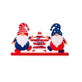 thumbnail image 1 of 4Th of July Decorations Party, Star Decorations for Party, Wooden Decor, 7.8*5in Patriotic, 4Th of July Party, Red White Blue Accent, Entryway Table Display, 1 Pc, 1 of 3