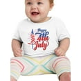 thumbnail image 1 of 4Th July Flag Fireworks T-Shirt Infant -Image by Shutterstock,  6 Months, 1 of 4
