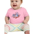 thumbnail image 1 of 4Th July Hand Drawn Text T-Shirt Infant -Image by Shutterstock,  6 Months, 1 of 4