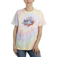 thumbnail image 1 of 4Th July Hand Drawn Text Tie Dye Spiral Women -Image by Shutterstock, Female x-Large, 1 of 4