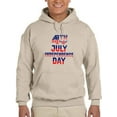 thumbnail image 1 of 4Th July Independence Day. Hoodie Men -Image by Shutterstock, Male 4X-Large, 1 of 4