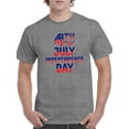 thumbnail image 1 of 4Th July Independence Day. T-Shirt Men -Image by Shutterstock, Male Medium, 1 of 4