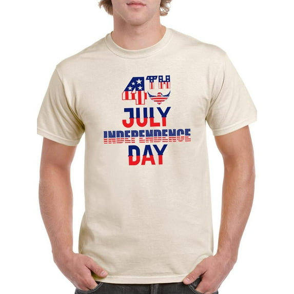 4Th July Independence Day. T-Shirt Men -Image by Shutterstock, Male XX-Large