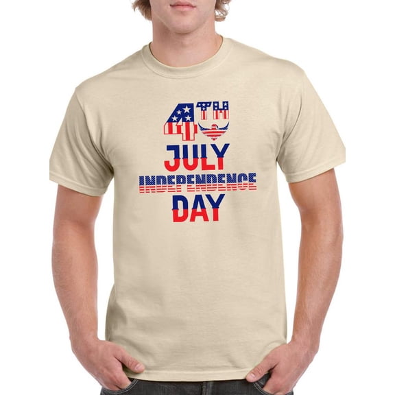 4Th July Independence Day. T-Shirt Men -Image by Shutterstock, Male x-Large