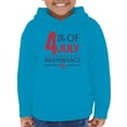 thumbnail image 1 of 4Th July Stars Banner Hoodie Toddler -Image by Shutterstock,  2 Toddler, 1 of 4
