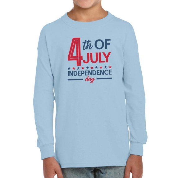 4Th July Stars Banner Long Sleeve Toddler -Image by Shutterstock, 4 Toddler