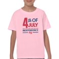 thumbnail image 1 of 4Th July Stars Banner T-Shirt Juniors -Image by Shutterstock,  Large, 1 of 4