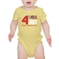 thumbnail image 1 of 4Th July Stripes Flag Bodysuit Infant -Image by Shutterstock,  18 Months, 1 of 4
