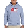 thumbnail image 1 of 4Th July Stripes Flag Hoodie Men -Image by Shutterstock, Male 3X-Large, 1 of 4