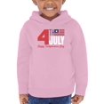 thumbnail image 1 of 4Th July Stripes Flag Hoodie Toddler -Image by Shutterstock,  5 Toddler, 1 of 4