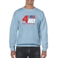 thumbnail image 1 of 4Th July Stripes Flag Sweatshirt Men -Image by Shutterstock, Male XX-Large, 1 of 4