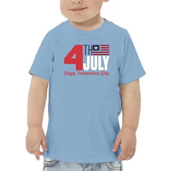 4Th July Stripes Flag T-Shirt Toddler -Image by Shutterstock,  5 Toddler