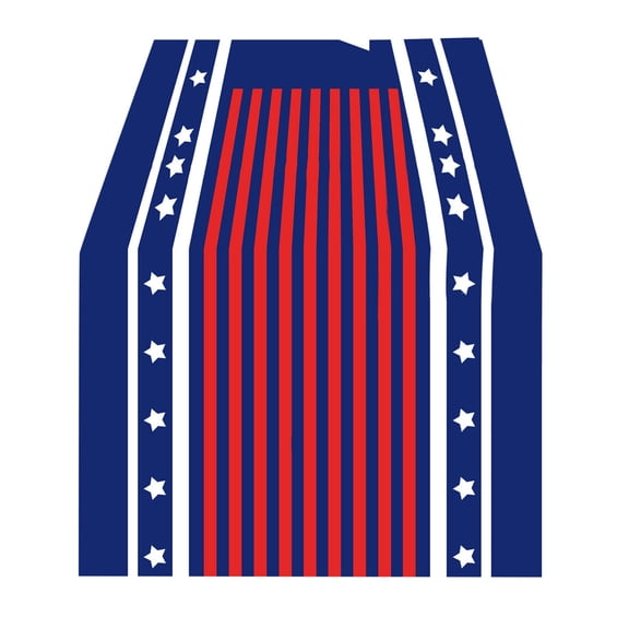 4Th Of July Table Runner 4 Style Independence Day Table Flag Patriotic Stripes Wired Edge Ribbon Printing Customized Satin Flag Ribbon For Holiday Craft Decoration