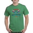 thumbnail image 1 of 4Th July Twin Fireworks T-Shirt Men -Image by Shutterstock, Male Small, 1 of 4