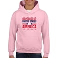 thumbnail image 1 of 4Th July United States Hoodie Juniors -Image by Shutterstock,  Small, 1 of 4