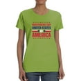 thumbnail image 1 of 4Th July United States T-Shirt Women -Image by Shutterstock, Female Small, 1 of 4