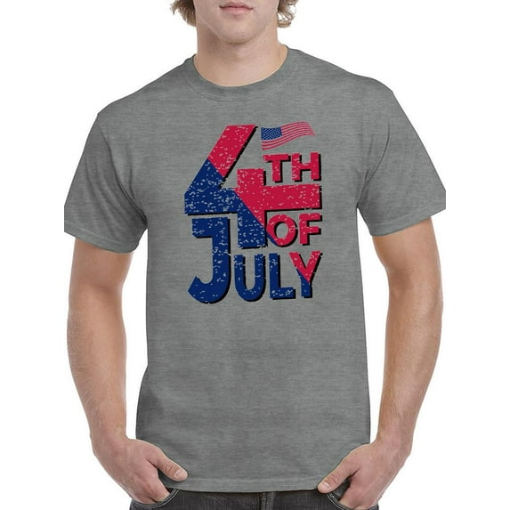 4Th July Usa Independence Day T-Shirt Men -Image by Shutterstock, Male 3X-Large
