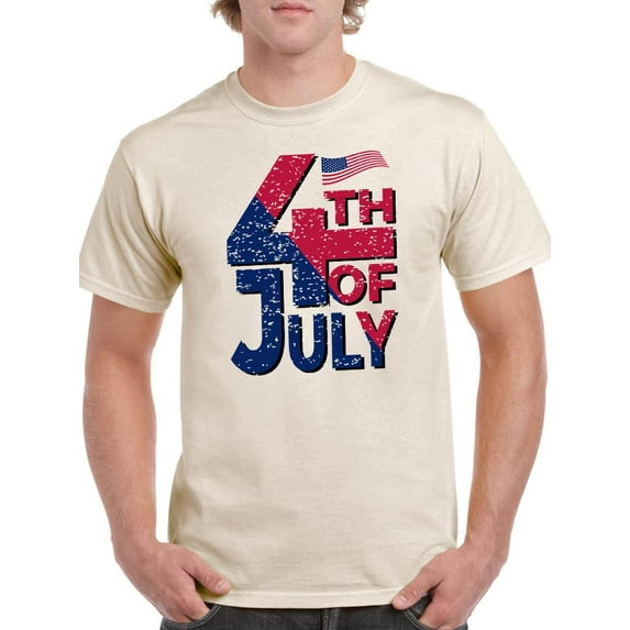 4Th July Usa Independence Day T-Shirt Men -Image by Shutterstock, Male x-Large