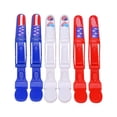 thumbnail image 1 of 4Th of July decorations, Red White and Blue decorations, 3.5 in Plastic, Alligator Clips for Crafts, 4Th of July decor, Hair Holding, Patriotic Craft Projects, 6 Pc, 1 of 7