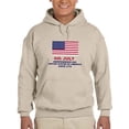 thumbnail image 1 of 4Th Of July 1776. Hoodie Men -Image by Shutterstock, Male 3X-Large, 1 of 4