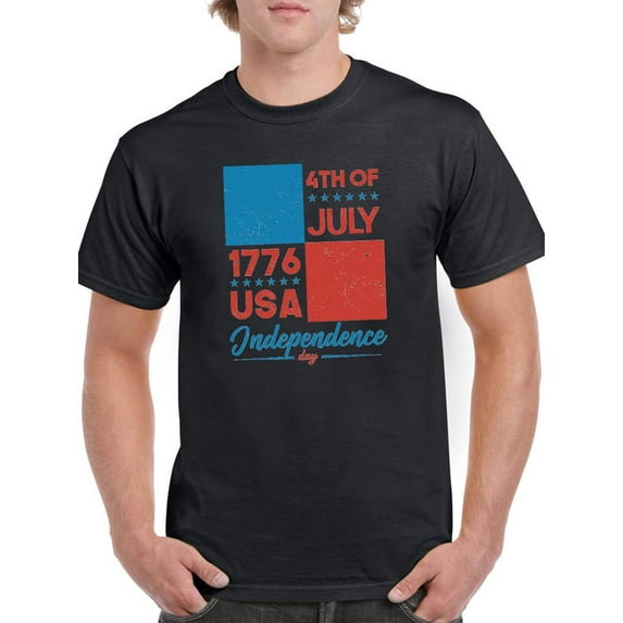 4Th Of July 1776 T-Shirt Men -Image by Shutterstock, Male 3X-Large