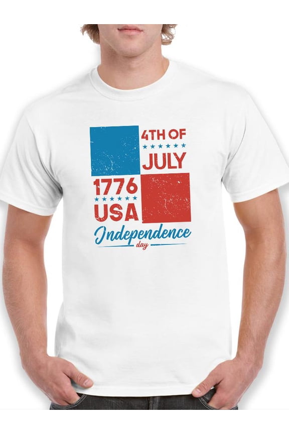 4Th Of July 1776 T-Shirt Men -Image by Shutterstock, Male Large