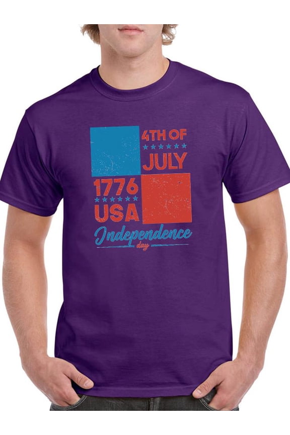 4Th Of July 1776 T-Shirt Men -Image by Shutterstock, Male Medium