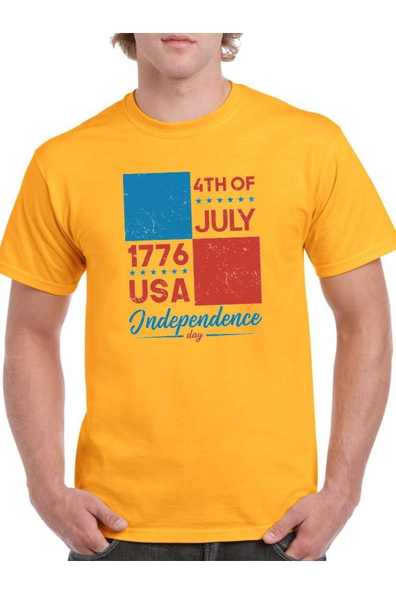 4Th Of July 1776 T-Shirt Men -Image by Shutterstock, Male Medium