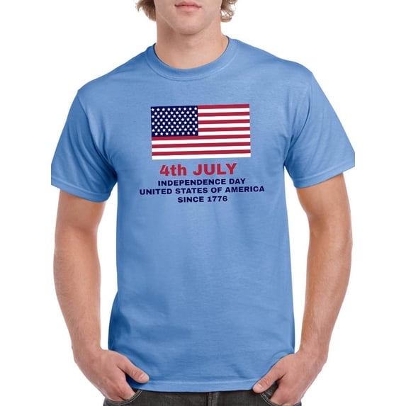 4Th Of July 1776. T-Shirt Men -Image by Shutterstock, Male Medium