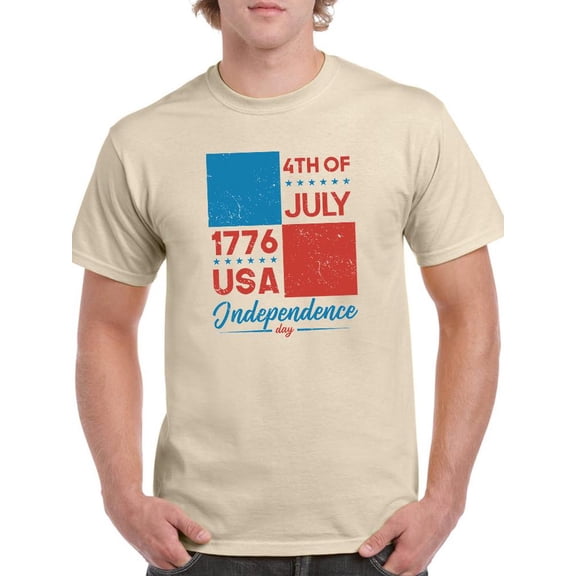 4Th Of July 1776 T-Shirt Men -Image by Shutterstock, Male x-Large