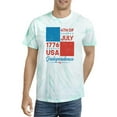 thumbnail image 1 of 4Th Of July 1776 Tie Dye Cyclone Men -Image by Shutterstock, Male Small, 1 of 4