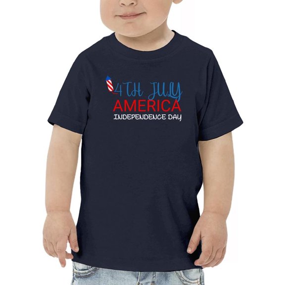4Th Of July America T-Shirt Toddler -Image by Shutterstock, 5 Toddler
