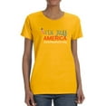 thumbnail image 1 of 4Th Of July America T-Shirt Women -Image by Shutterstock, Female x-Large, 1 of 4